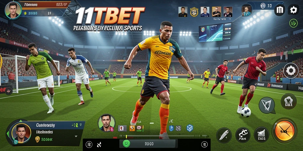 Tampilan gameplay seru dari 11TBET dengan berbagai mode olahraga.