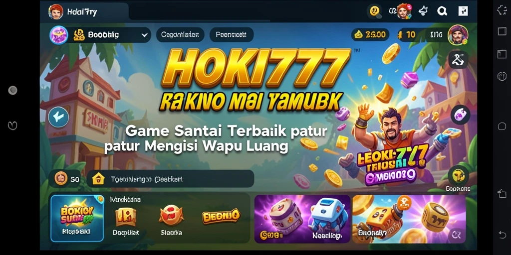 Tangkapan layar menampilkan gameplay HOKI777 yang menyenangkan dan interaktif.