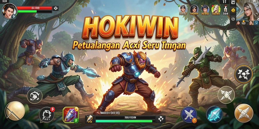 Gameplay HOKIWIN yang penuh aksi dan ketegangan.