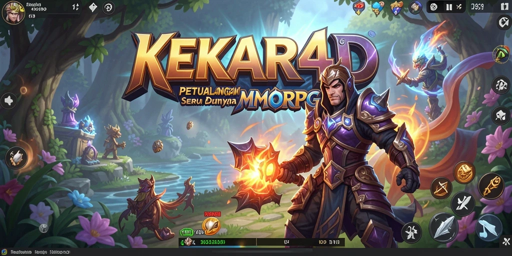 Gameplay seru dalam KEKAR4D menampilkan petualangan dan pertarungan epik.