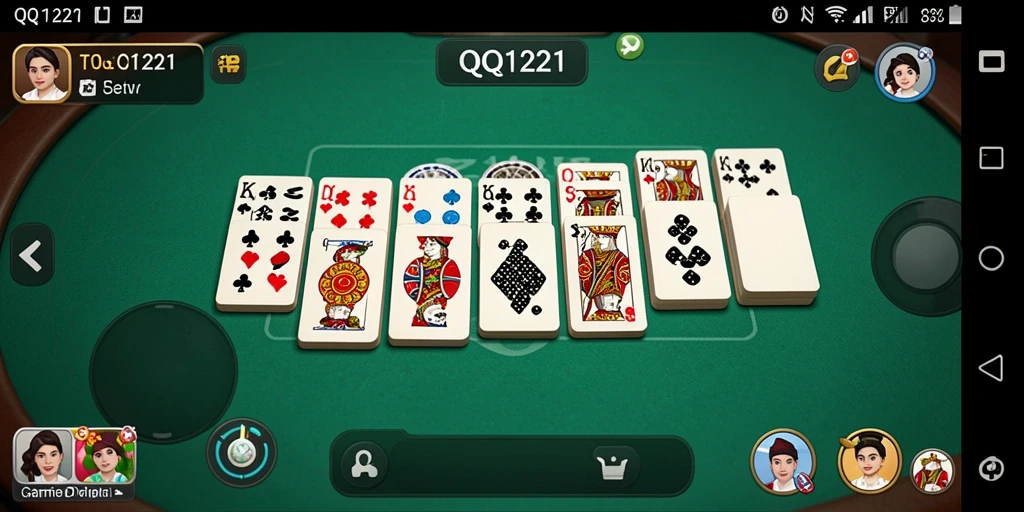 Tampilan gameplay seru di QQ1221 dengan fitur menarik.