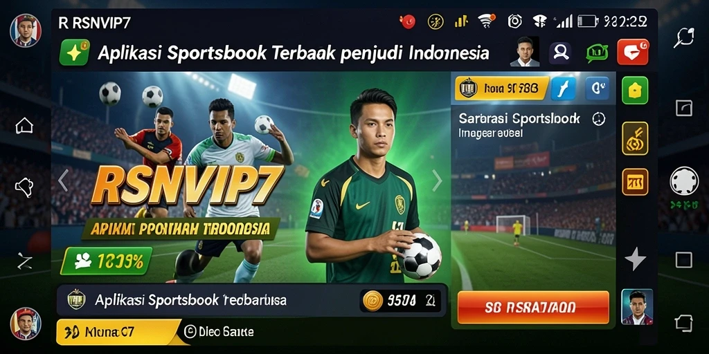 Screenshot RSNVIP7 menampilkan tampilan taruhan olahraga yang menarik.