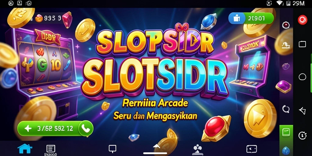 Screenshot gameplay <strong>SLOTSIDR</strong> menampilkan serunya permainan slot di ponsel.