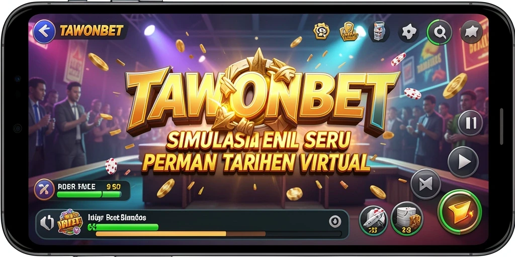 Screenshot gameplay TAWONBET yang menggambarkan keseruan taruhan virtual.